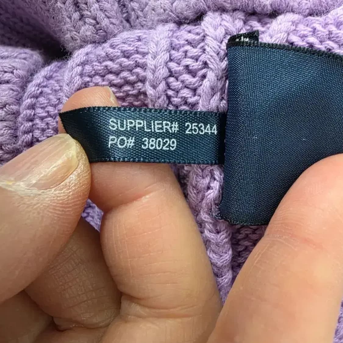 [정품] 폴로 랄프로렌 스포츠 라벤더 케이블 브이넥 니트 44반 상품이미지5