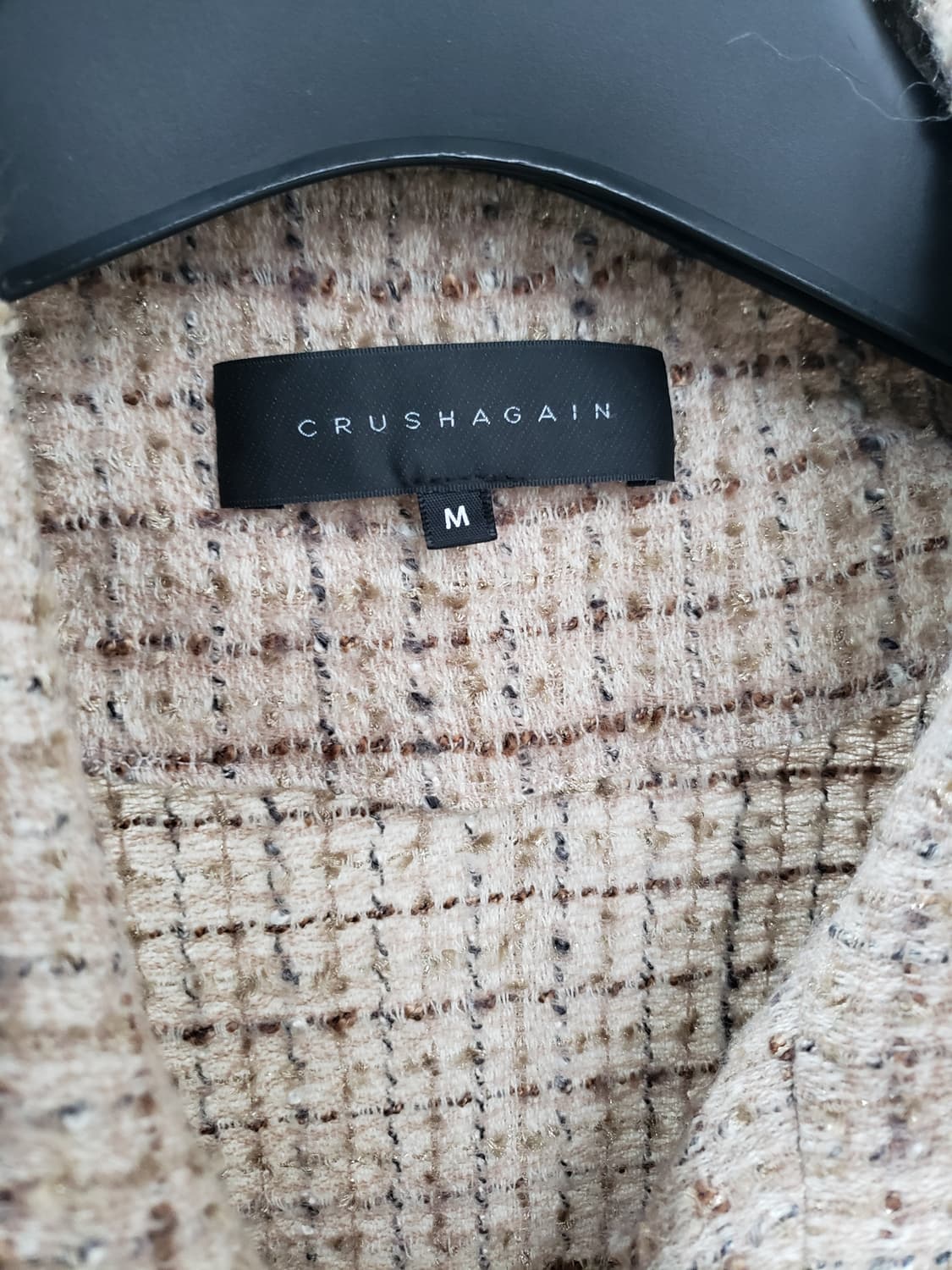 크러쉬어게인(CRUSHAGAIN) 트위드 트랙 자켓 상품이미지6