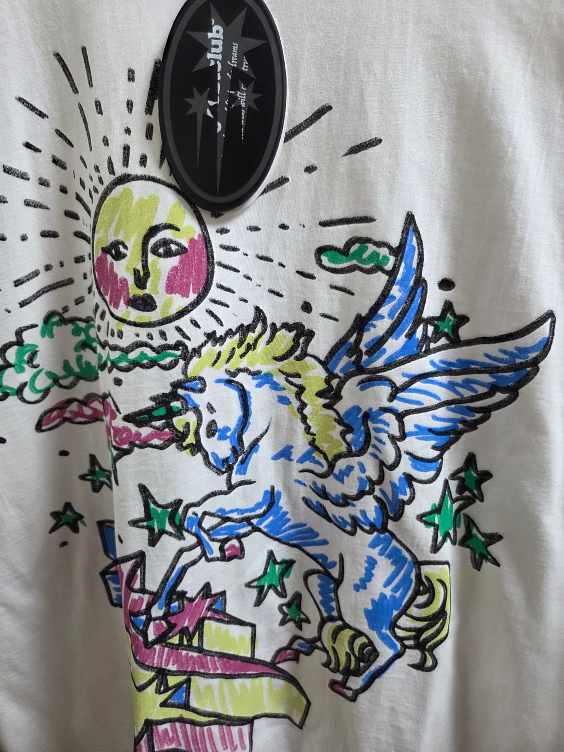 [L]나이스고스트클럽 heavenly unicorn big big tee 상품이미지3