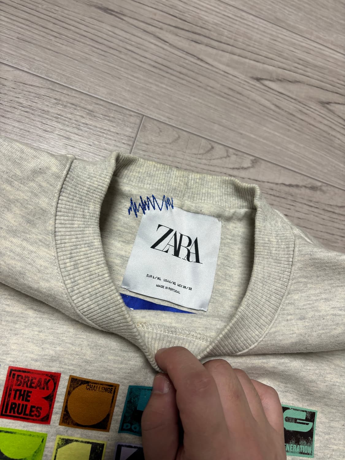 [L/XL] 자라 아더에러 알파벳스웻 상품이미지4