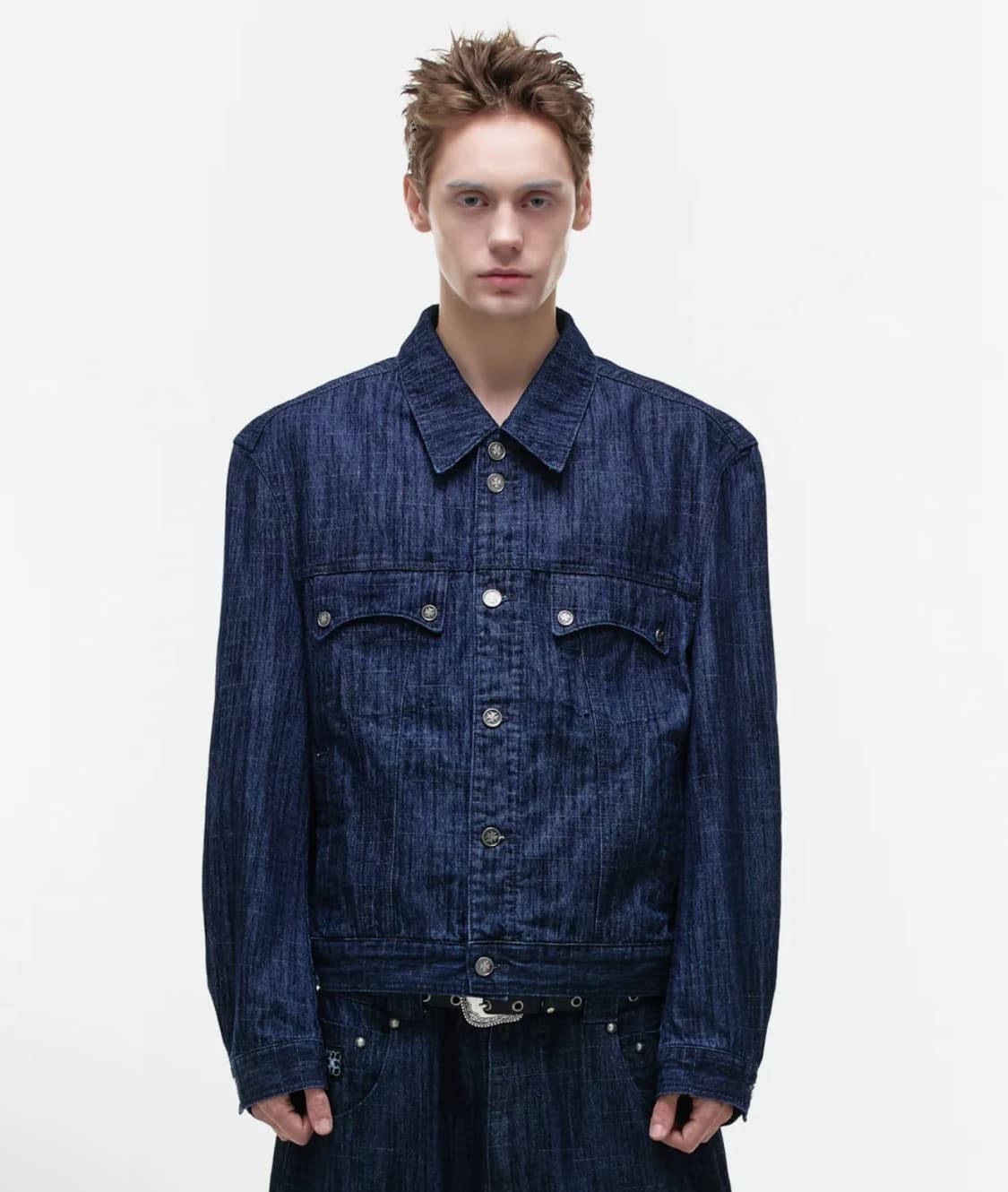 오퍼스0012 OPUS0012 인디고 데님 자켓 M 상품이미지1