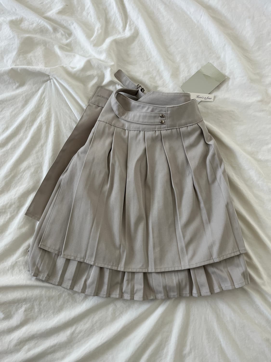 샵 페어리 - accordion pleats buckle skirt 상품이미지1