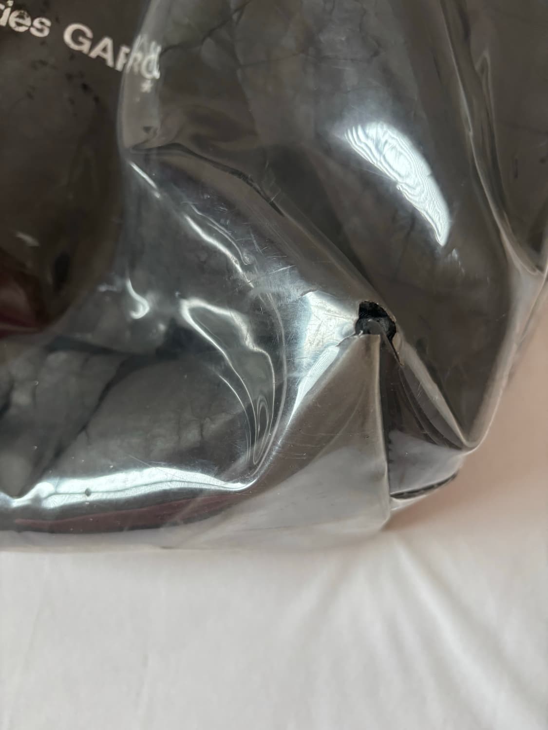 꼼데가르송 pvc 페이퍼 토트백 상품이미지3