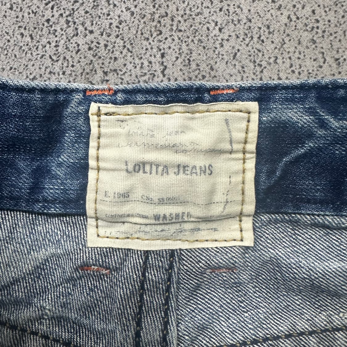 ✨ (만원 빈티지) Lolita jeans 해골 하트  데님 핫팬츠 반바 상품이미지4