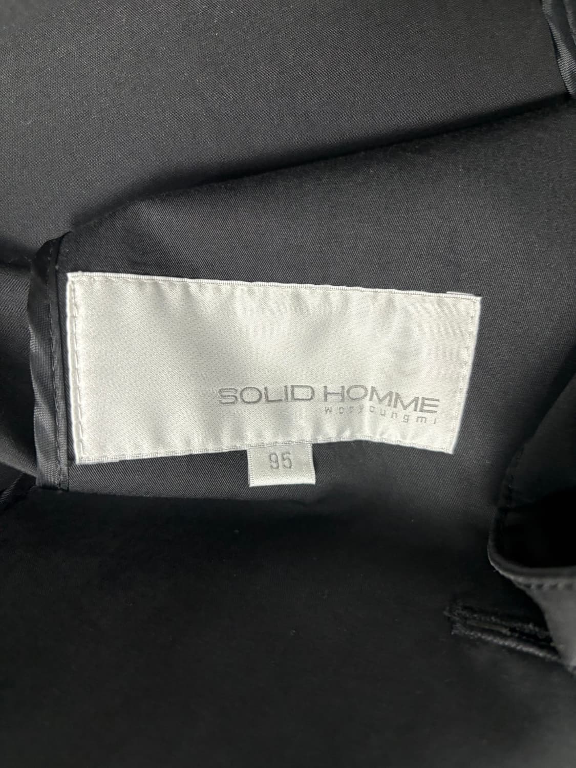 솔리드옴므 자켓 블랙 상품이미지7