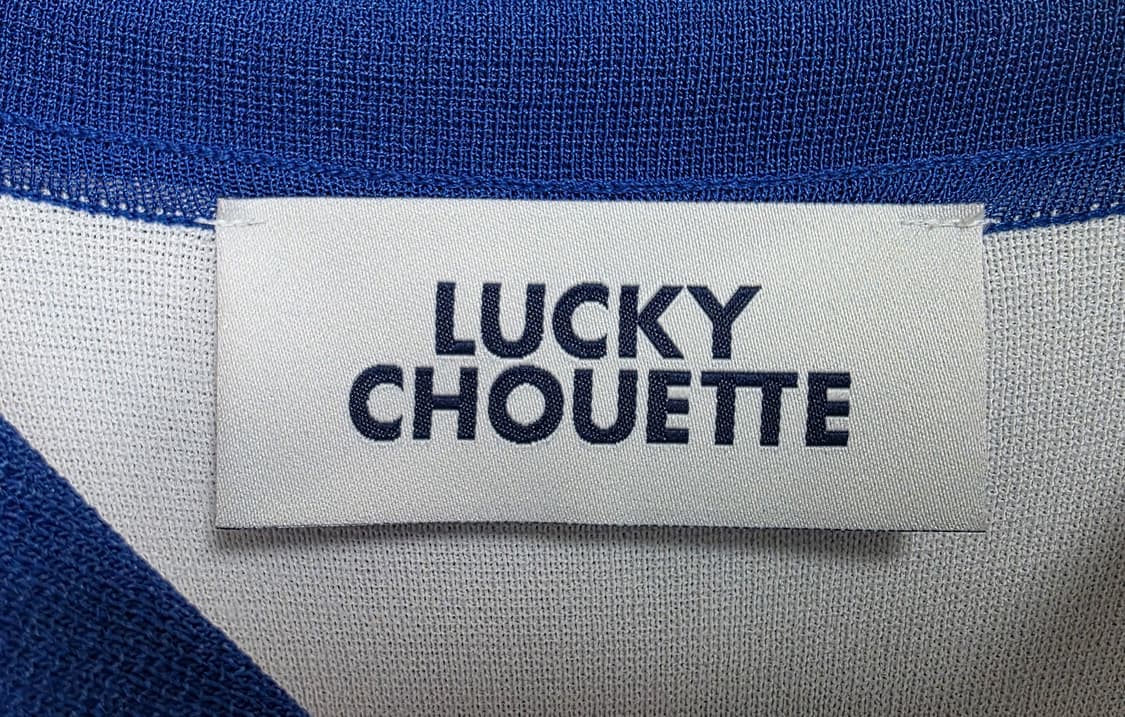 럭키슈에뜨 세일러 니트 반팔원피스 55~슬림66 프리 여름원피스WM40 상품이미지3