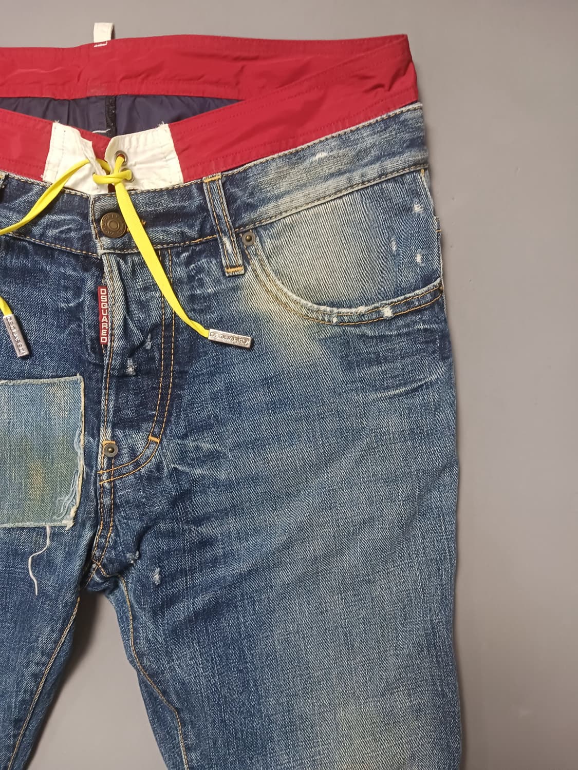 [48] 런웨이 디스퀘어드2 수영복 레이어드 모토진 청바지 32 33 상품이미지4