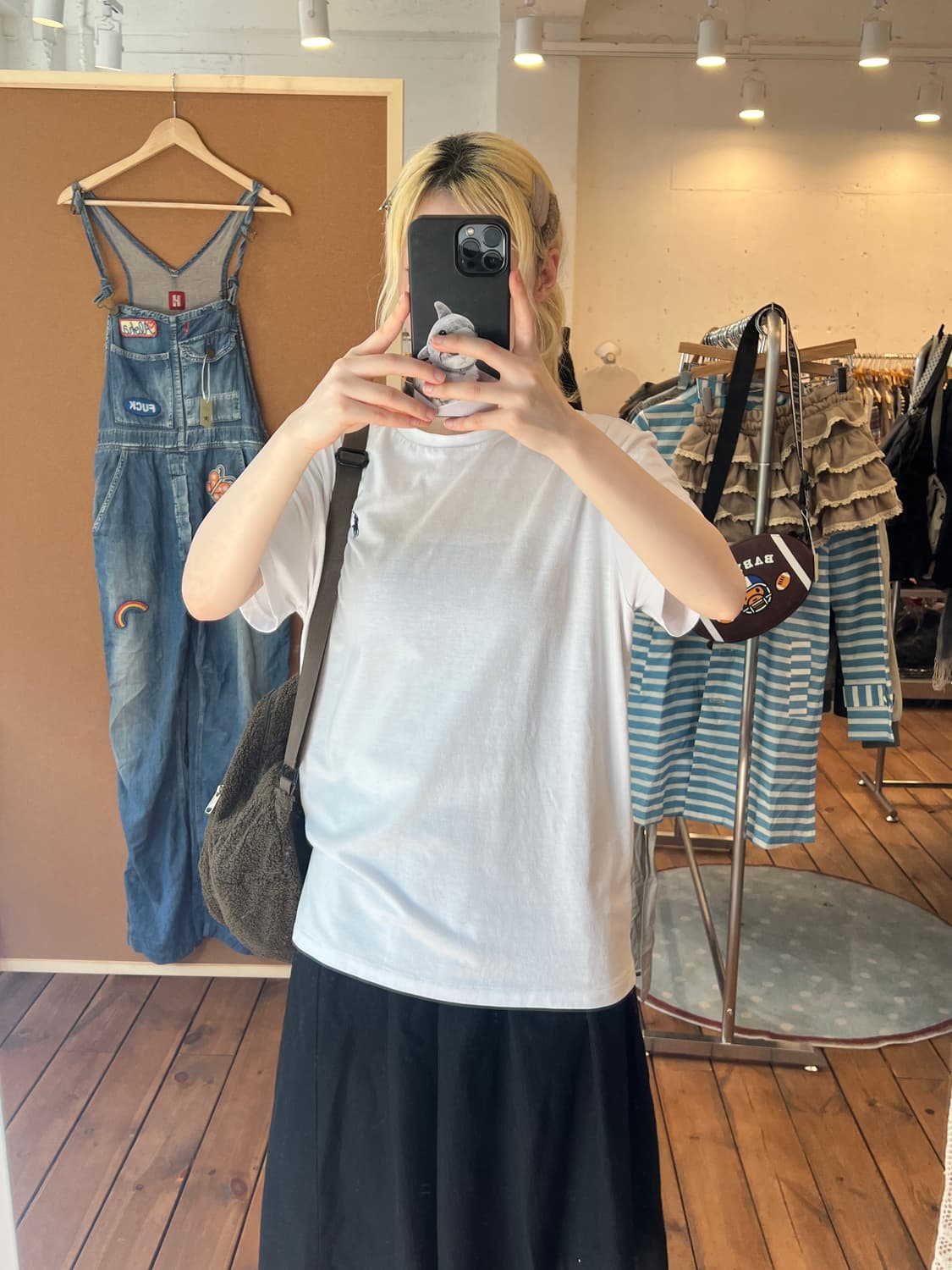 폴로 화이트 베이직 반팔 상품이미지4