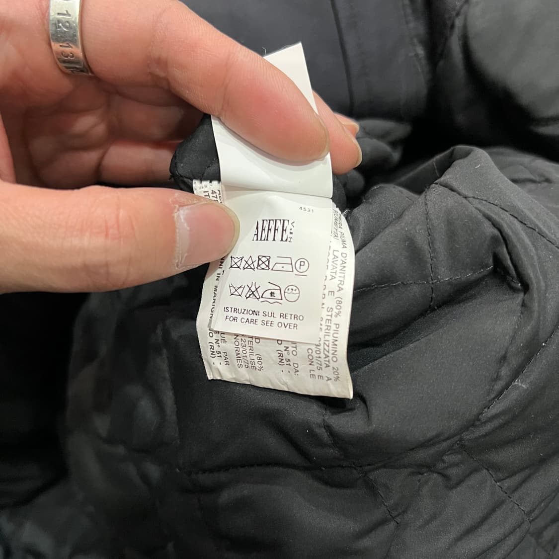  모스키노 카라 롱 패딩 y14609 상품이미지8