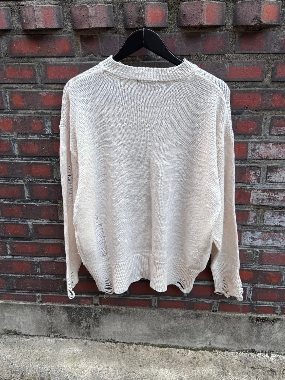 Dirally 본 그런지 니트  상품이미지7