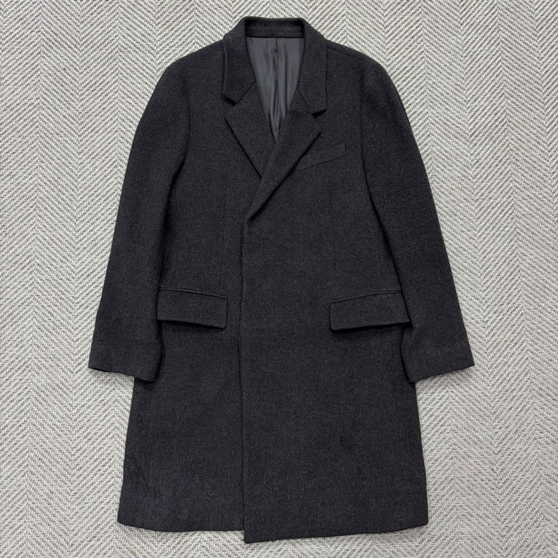 솔리드 옴므 울캐시미어 싱글코트 v1999 상품이미지1