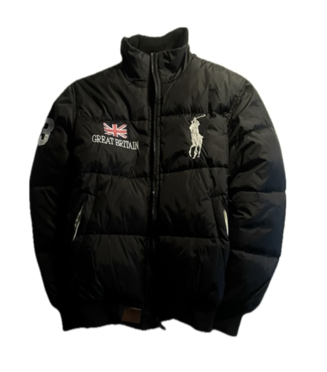 폴로 랄프로렌 빅포니 브리튼 패딩 블랙 상품이미지1