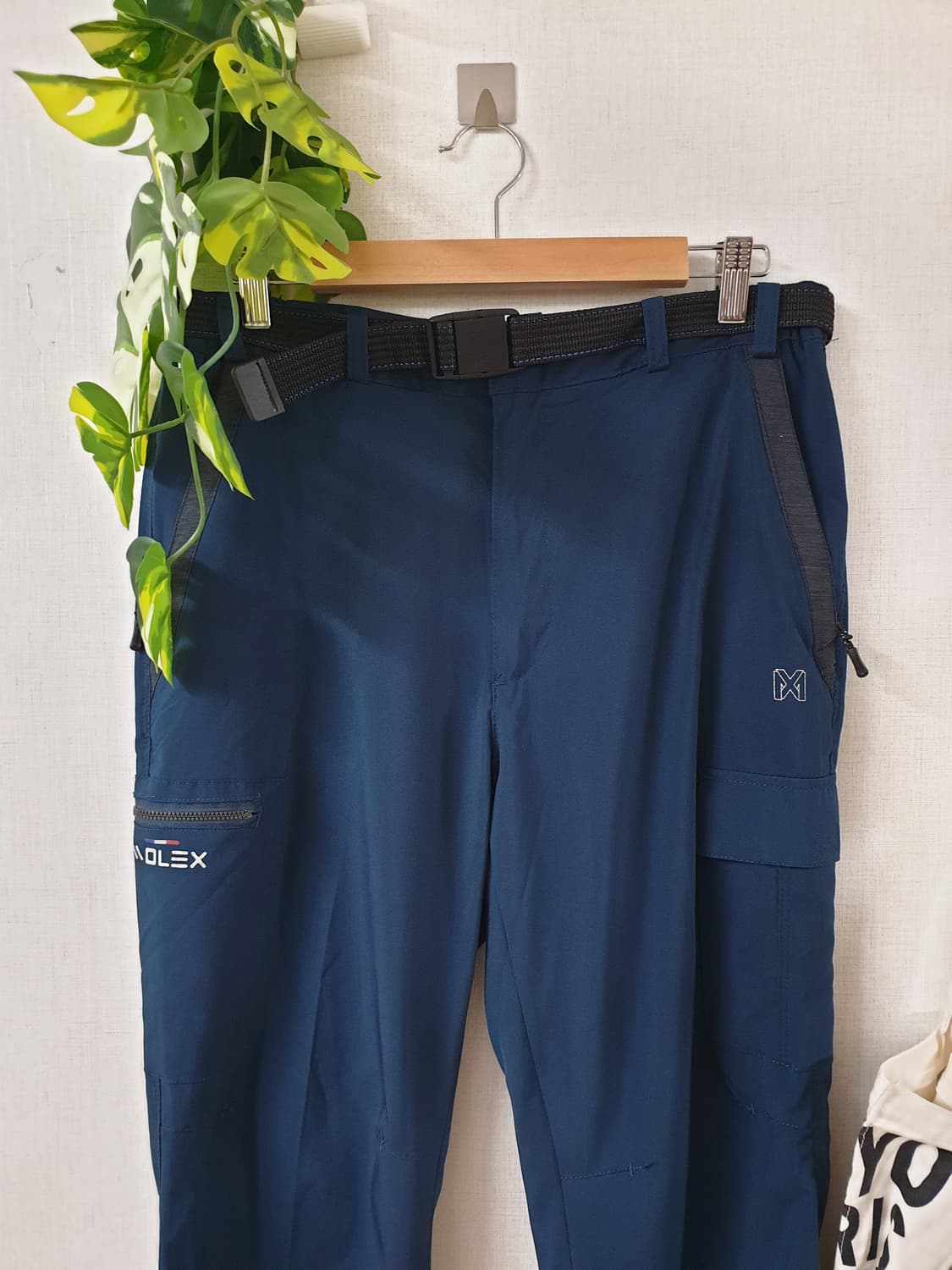 모렉스 남성등산벨트바지 32인치 여름용 네이비 아웃도어 상품이미지2