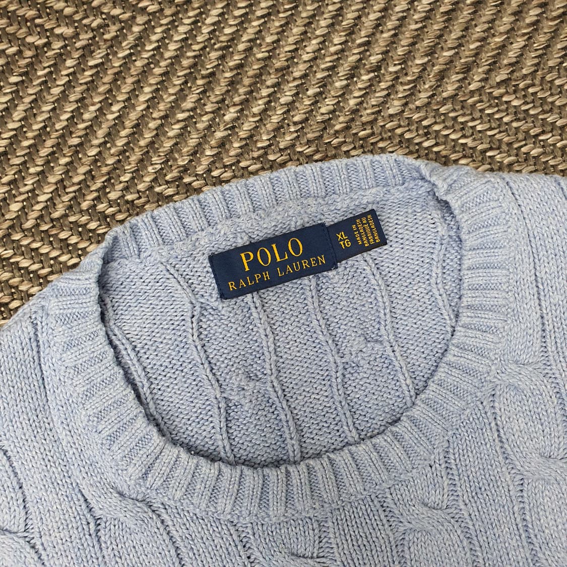 폴로 랄프로렌 케이블 면니트 남자110 상품이미지2