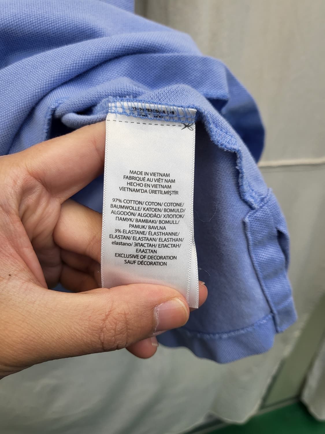 폴로 랄프로렌 반팔 카라티 블루 상품이미지4