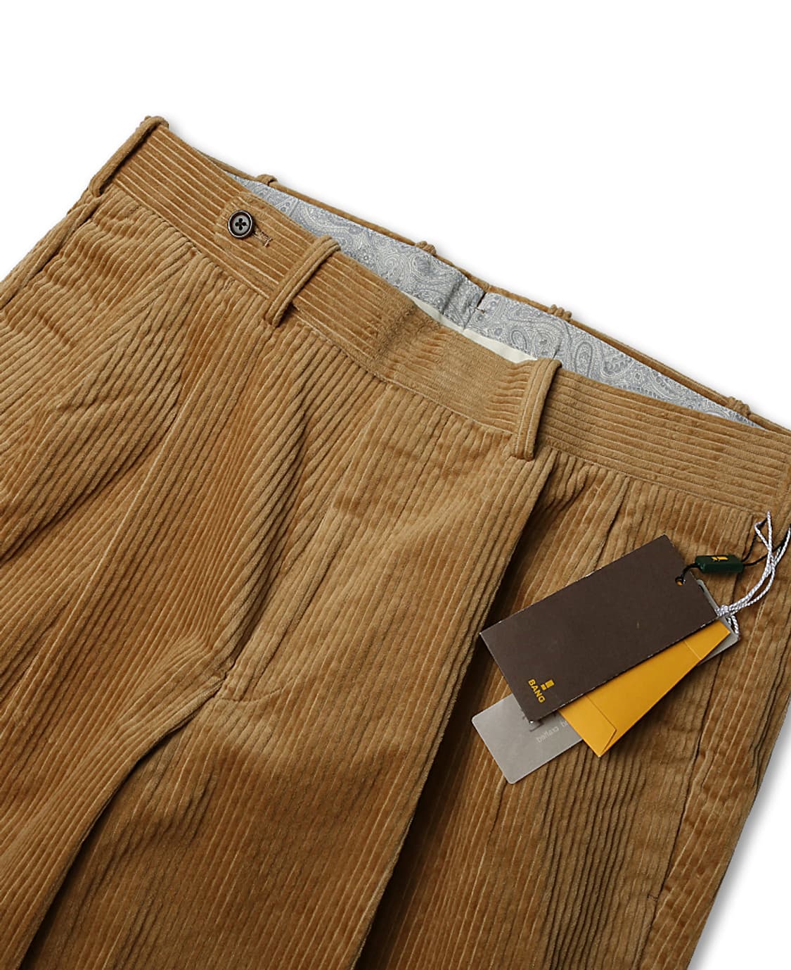 에토네 [Etonne] 베이지 코듀로이 Bang 투플리츠 트라우저 상품이미지3