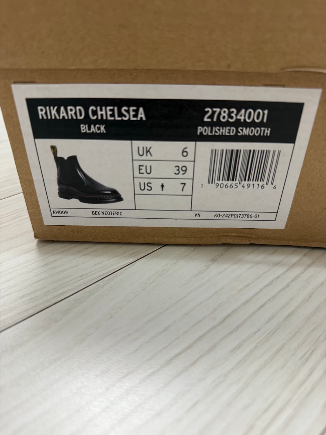 닥터마틴 리카드첼시부츠250 새상품 상품이미지7