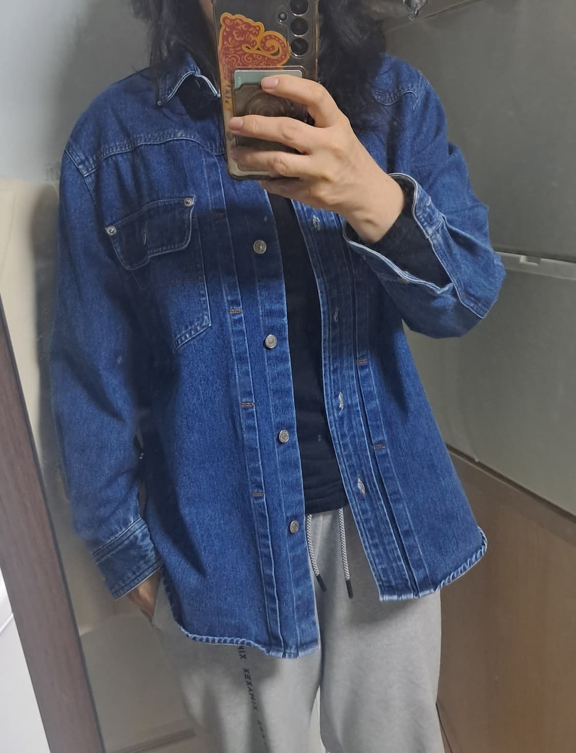 폴로랄프로렌 빈티지 데님셔츠 스타일 데님자켓 55~66 상품이미지8