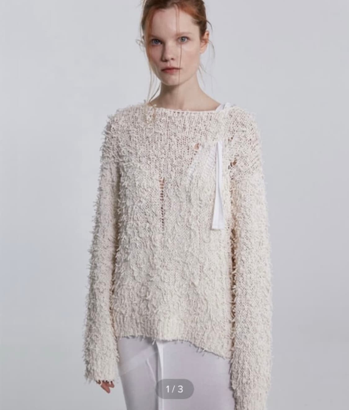 오픈yy 데미지 니트 상품이미지1