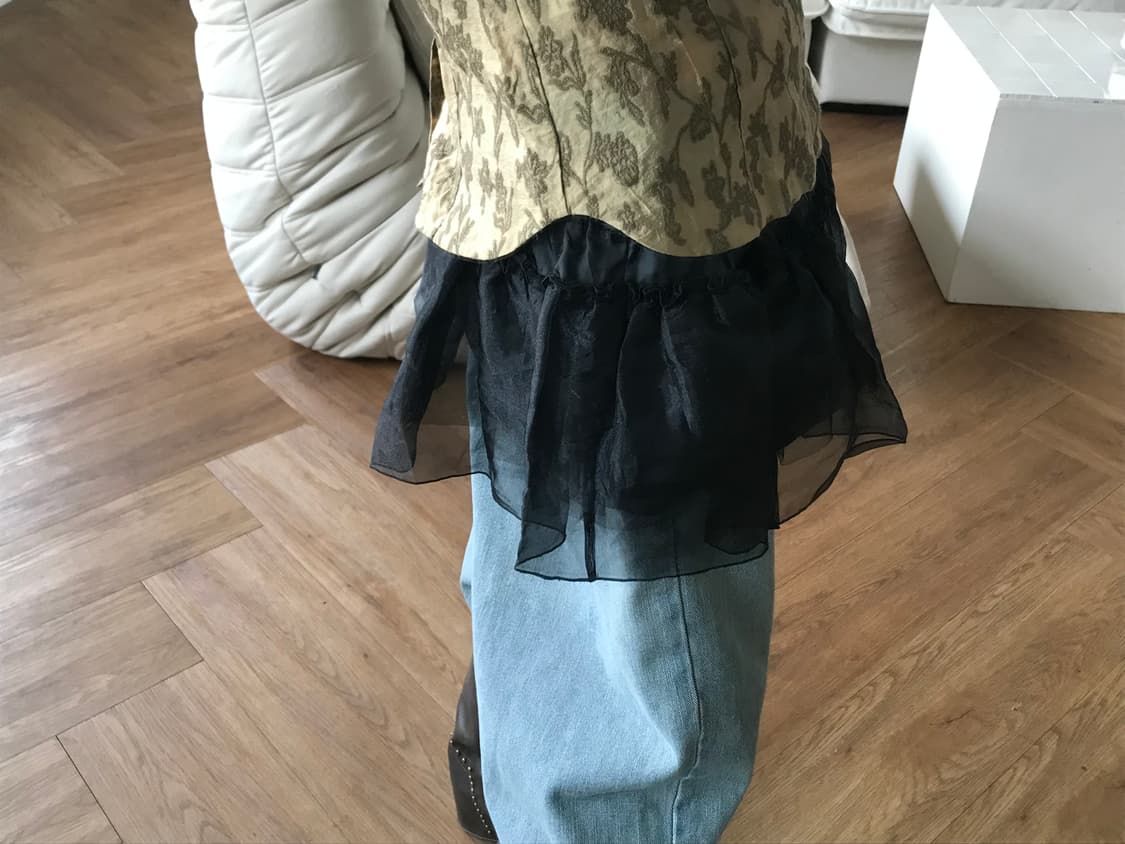 vintage pattern blouse 상품이미지4