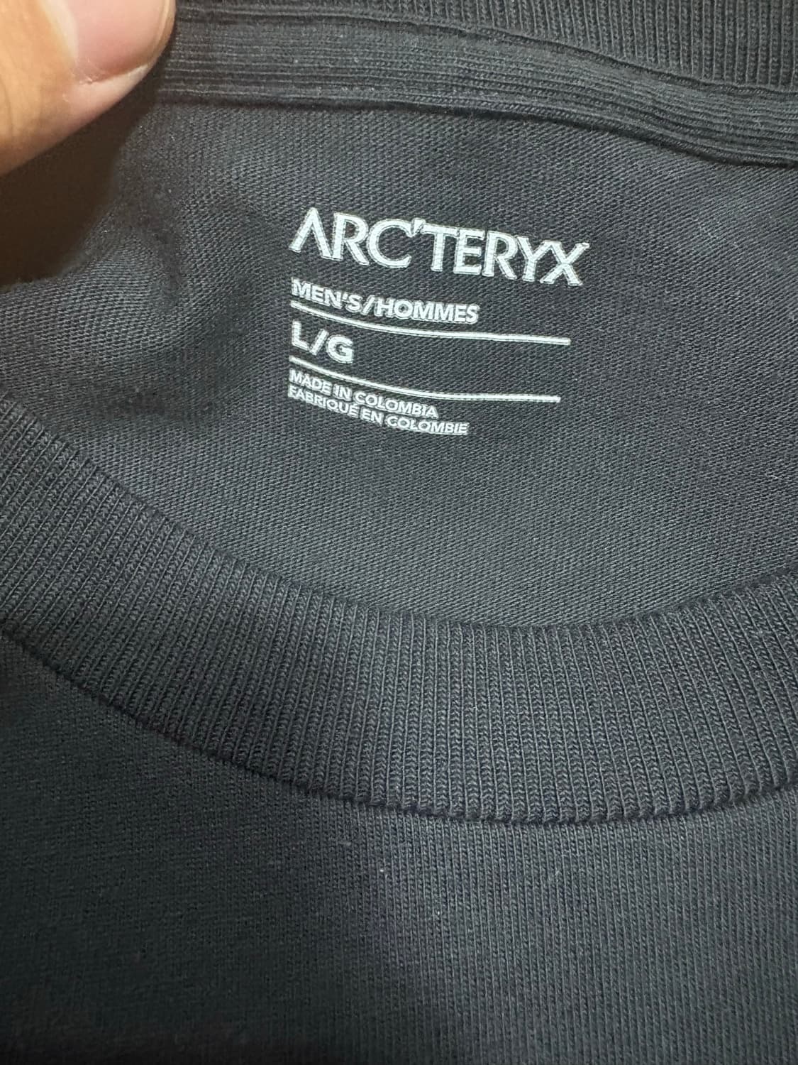 아크테릭스 크래그 롱슬리브 블랙 L 상품이미지2