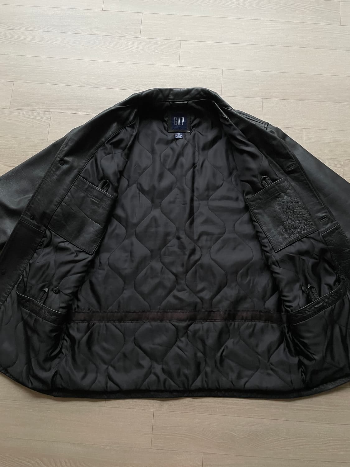 90s 올드갭 레더 카코트 gap carcoat 상품이미지7