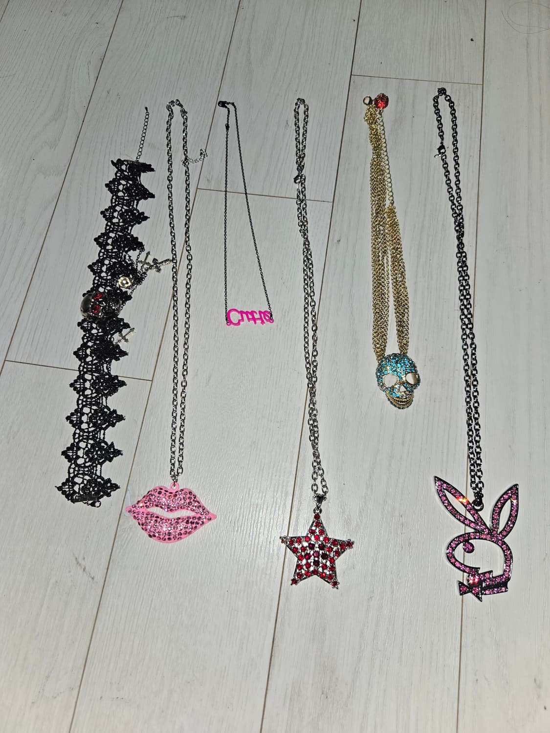 커스텀 목걸이 갸루펑크고스빈티지 상품이미지1