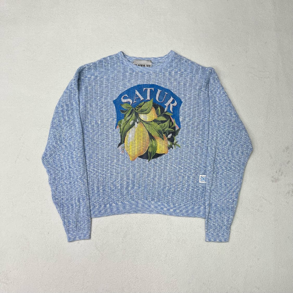 Satur coast citron natural mesh knit 상품이미지4