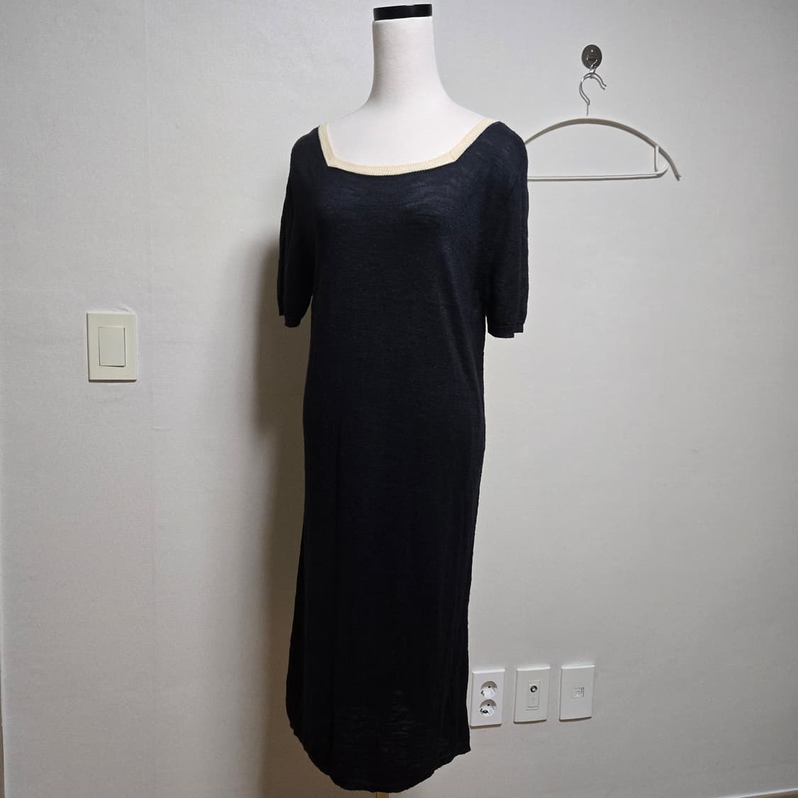 아페쎄 실크 니트 원피스 상품이미지1