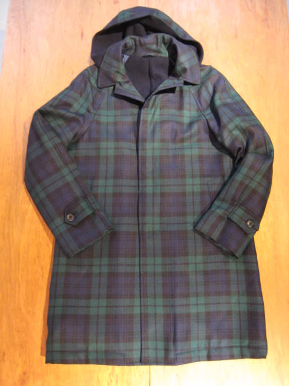 [새상품] 마일럿 마이요 울 체크 발마칸 코트 상품이미지2