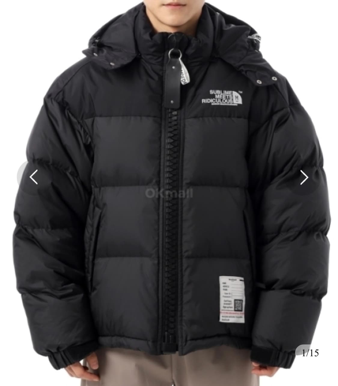 미하라 야스히로 눕시 다운 패딩 44 사이즈 [새상품] 상품이미지9