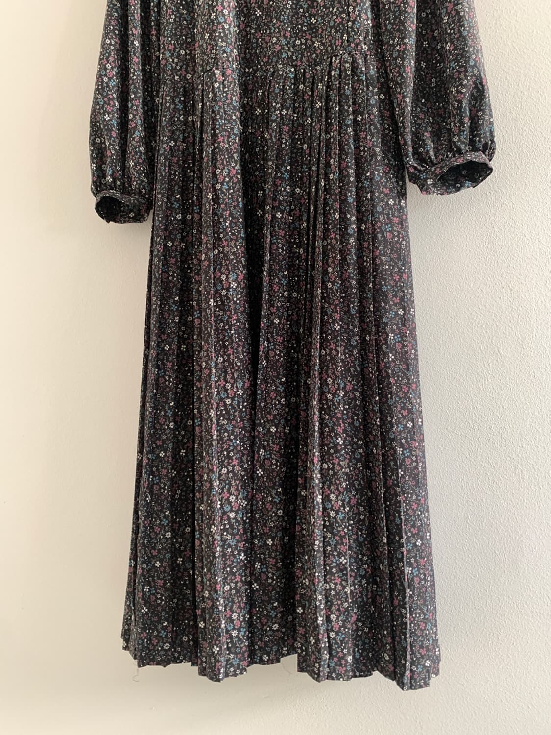 (Vintage)Floret Ribbon Collar Dress 상품이미지3