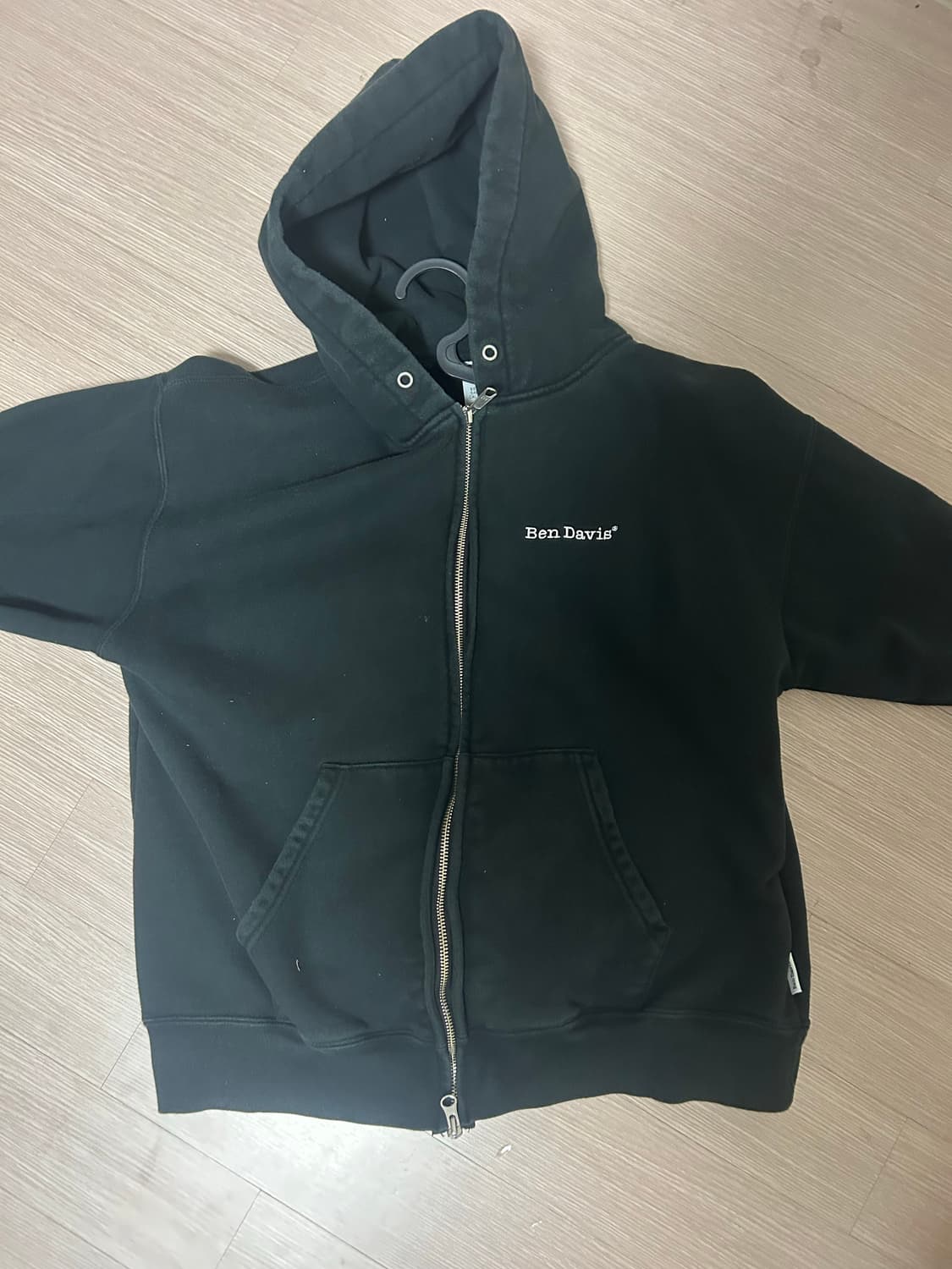 벤데이비스 후드집업 M사이즈 블랙 상품이미지1