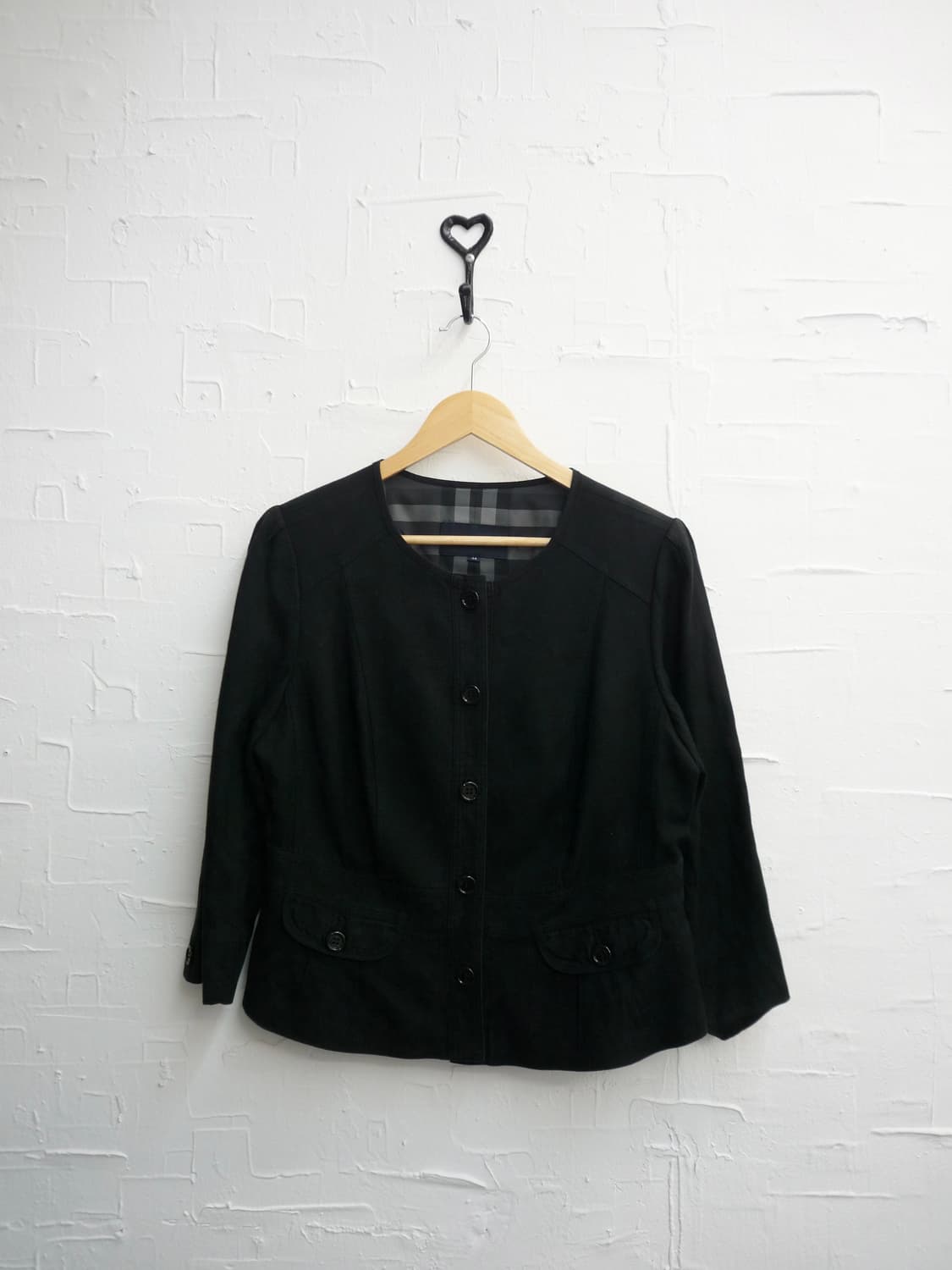 Burberry black autumn jacket 상품이미지3
