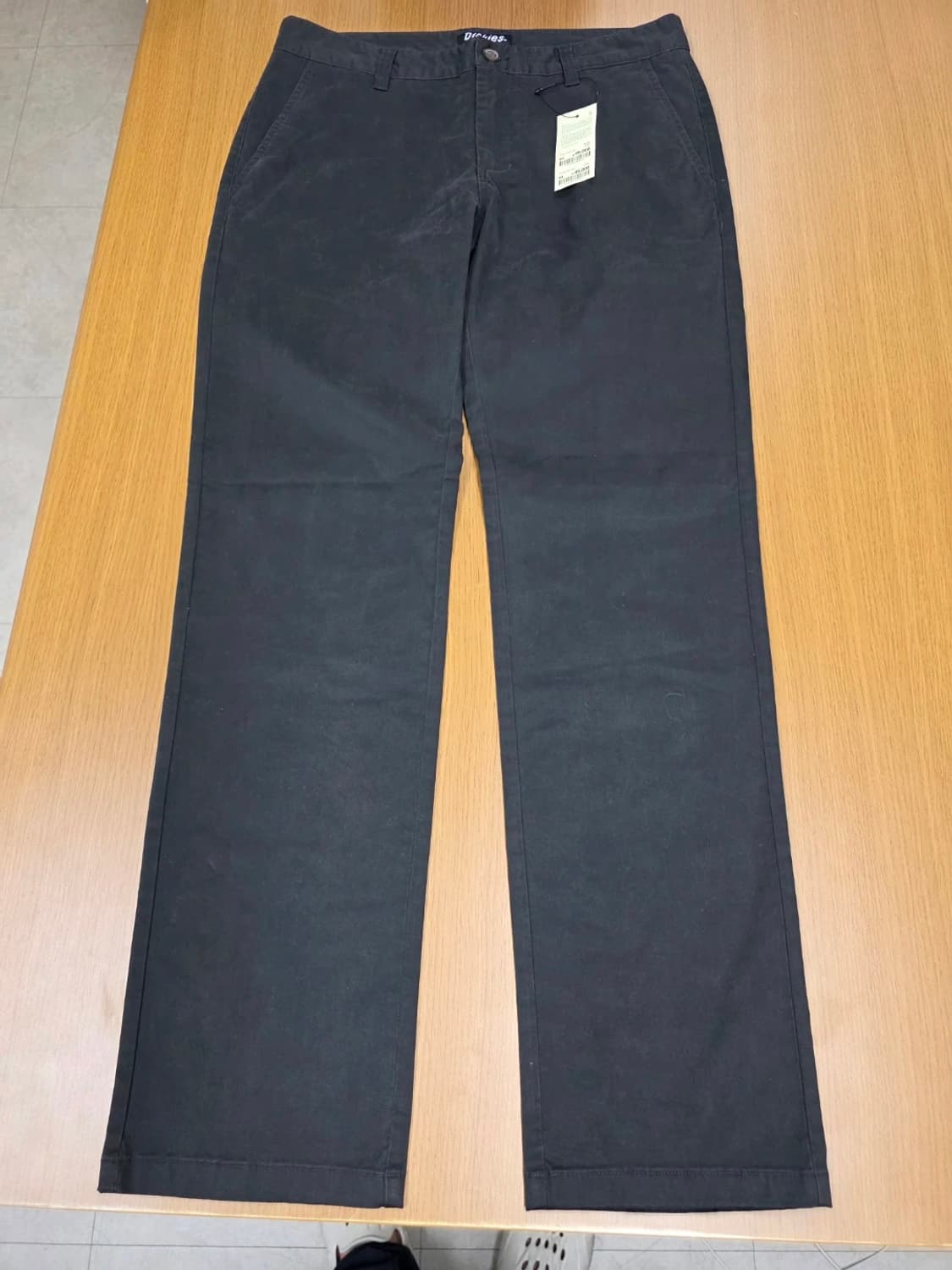 [새제품] 디키즈 스트레이트핏 면바지 코튼 팬츠 그레이 33 상품이미지1