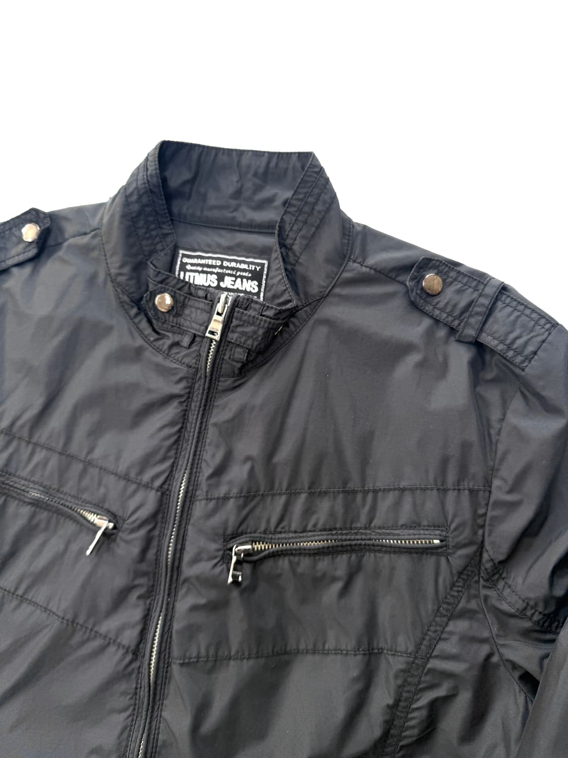 리트머스진(LITMUS JEANS) 블랙 집업 라이더 상품이미지2