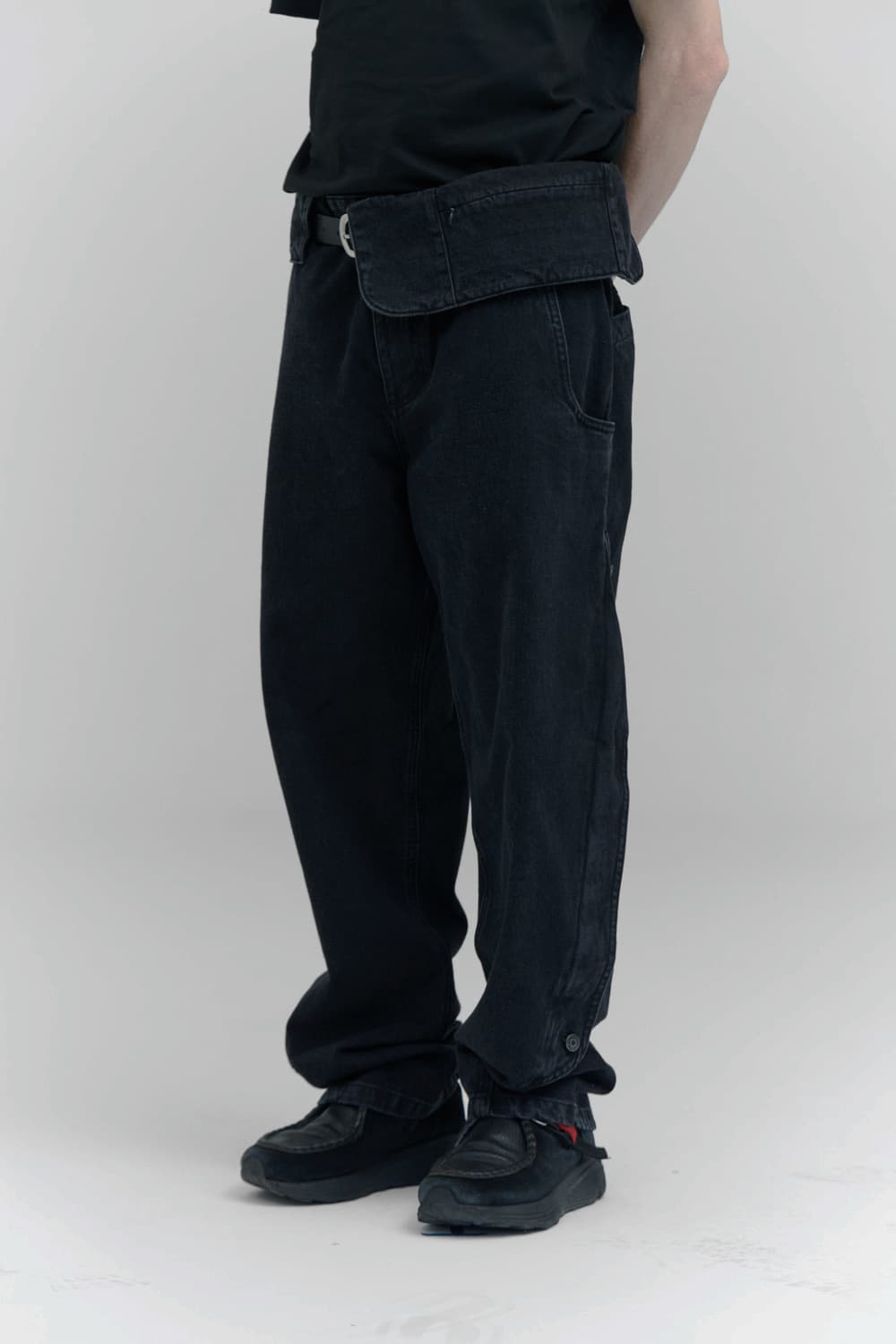 MPa SINGLE WAIST POCKET PANTS (BLACK) M 상품이미지5