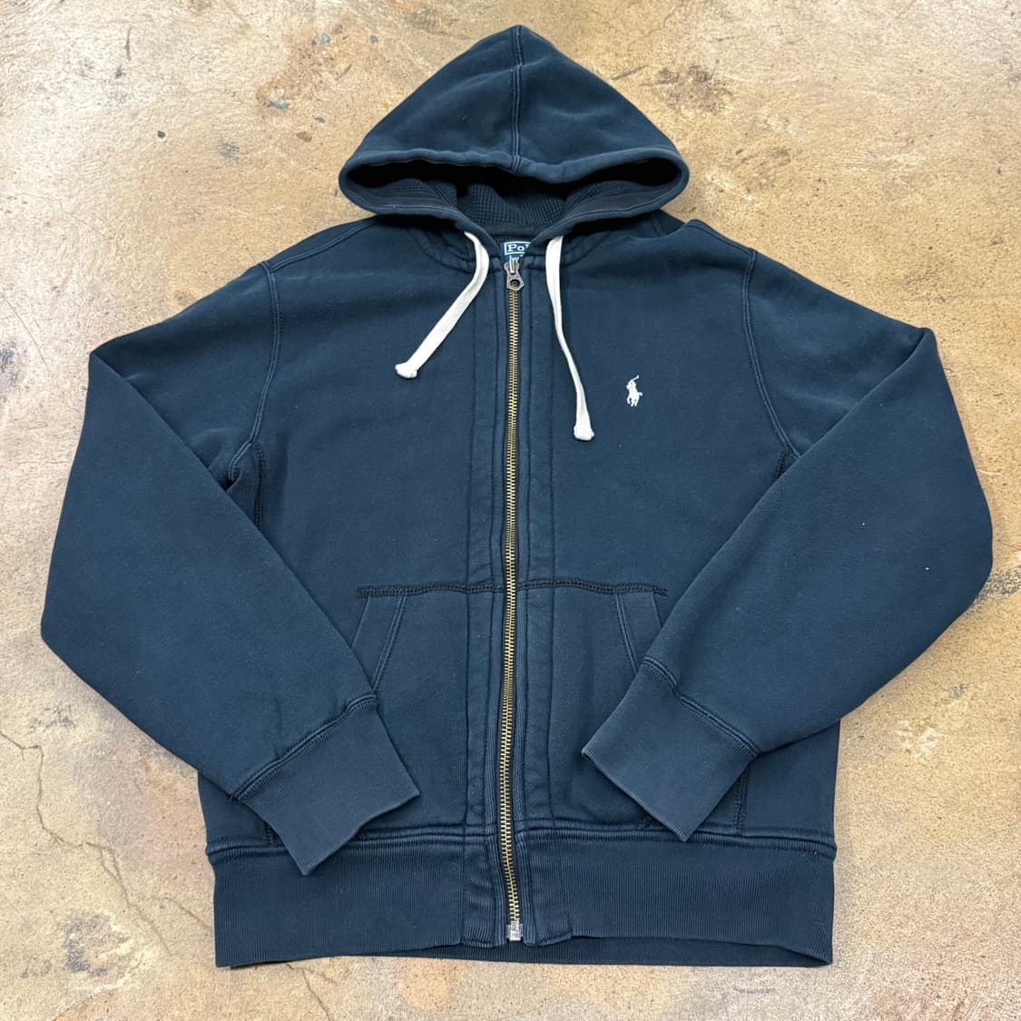 폴로 랄프로렌 네이비 후드집업 상품이미지2