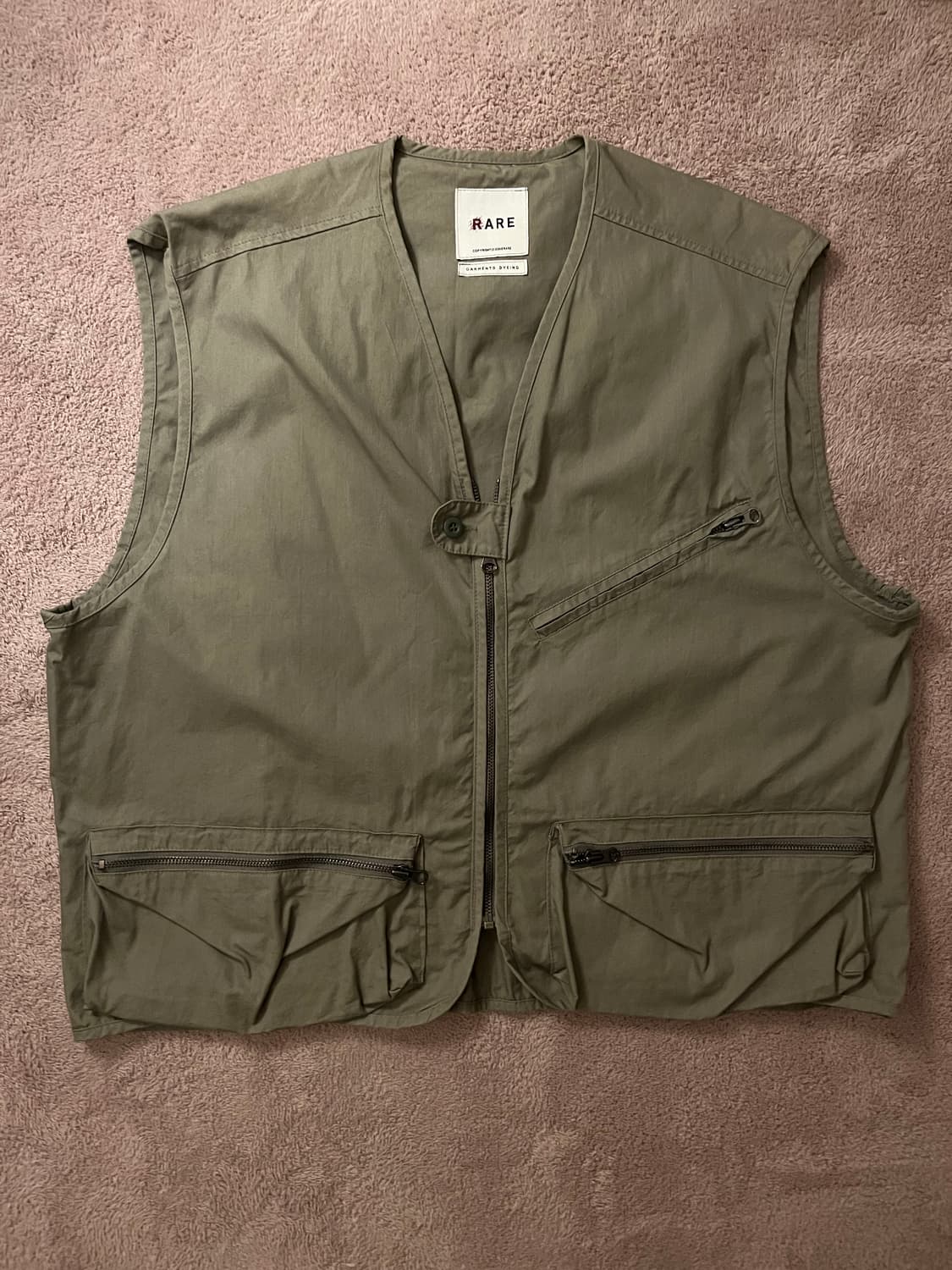 카키 멀티포켓 유틸리티 베스트 상품이미지1