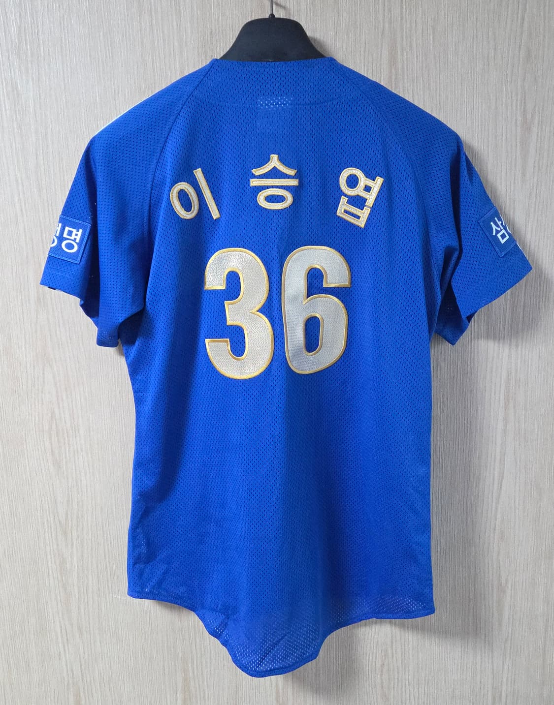 (착샷) 삼성라이온즈 왕조 유니폼 이승엽 골드 마킹 상품이미지5