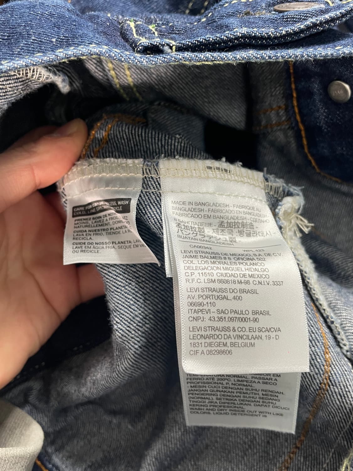 리바이스 진청 데님 자켓 (on.14) 상품이미지6