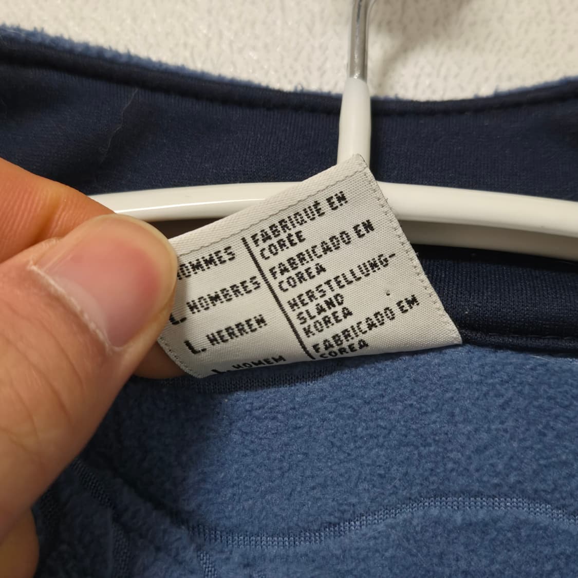 컬럼비아 토포그래픽 패턴 반집업 플리스 / 남성 니트/ 남자 후리스 상품이미지4