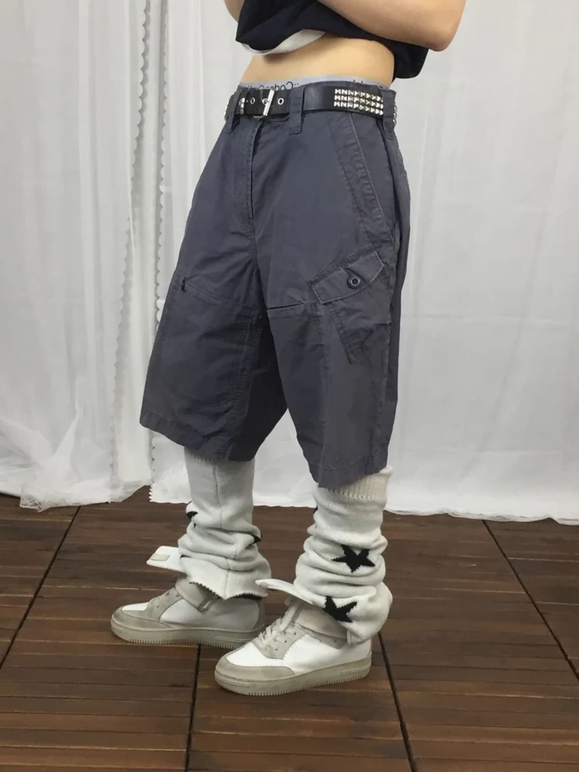 Armani Exchange Washed Cargo Shorts 상품이미지3