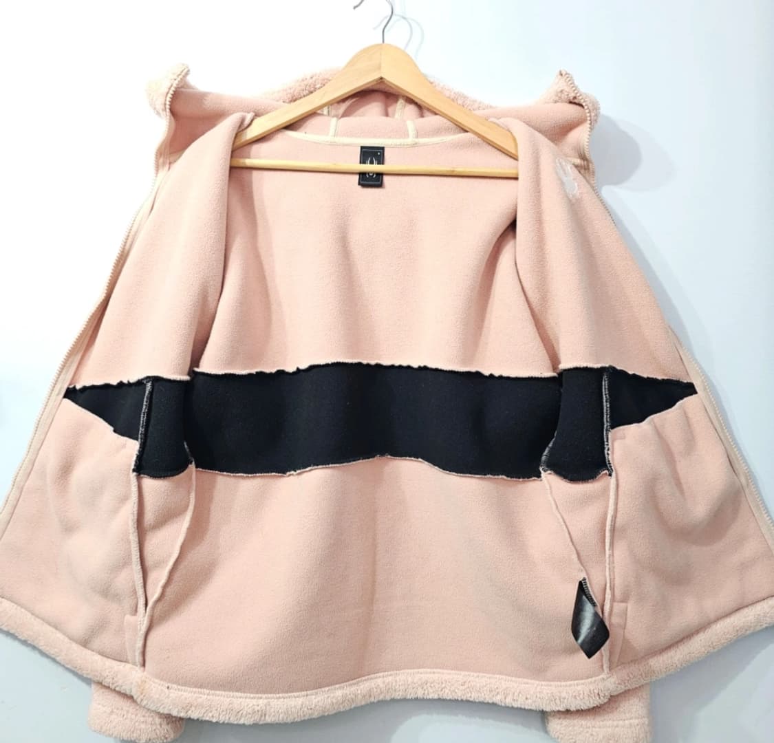 스파이더 플리스 후드집업 핑크 ~66 상품이미지6