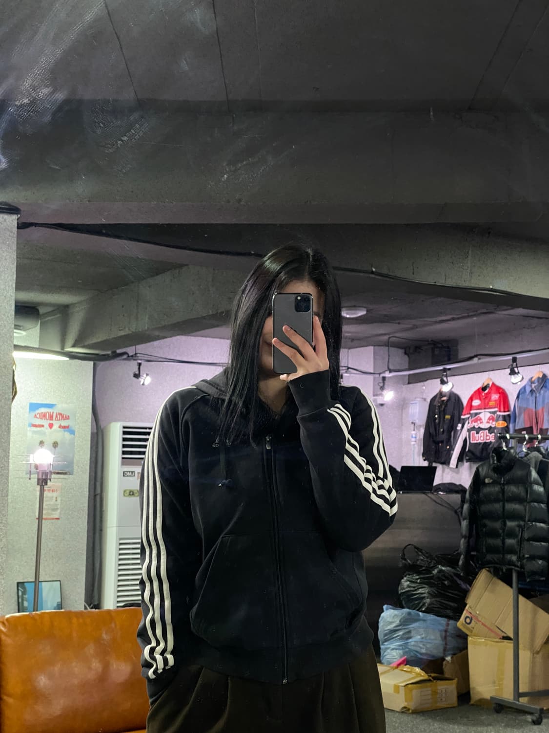 아디다스 이큅먼트 스몰로고 후드집업 B3416 상품이미지1