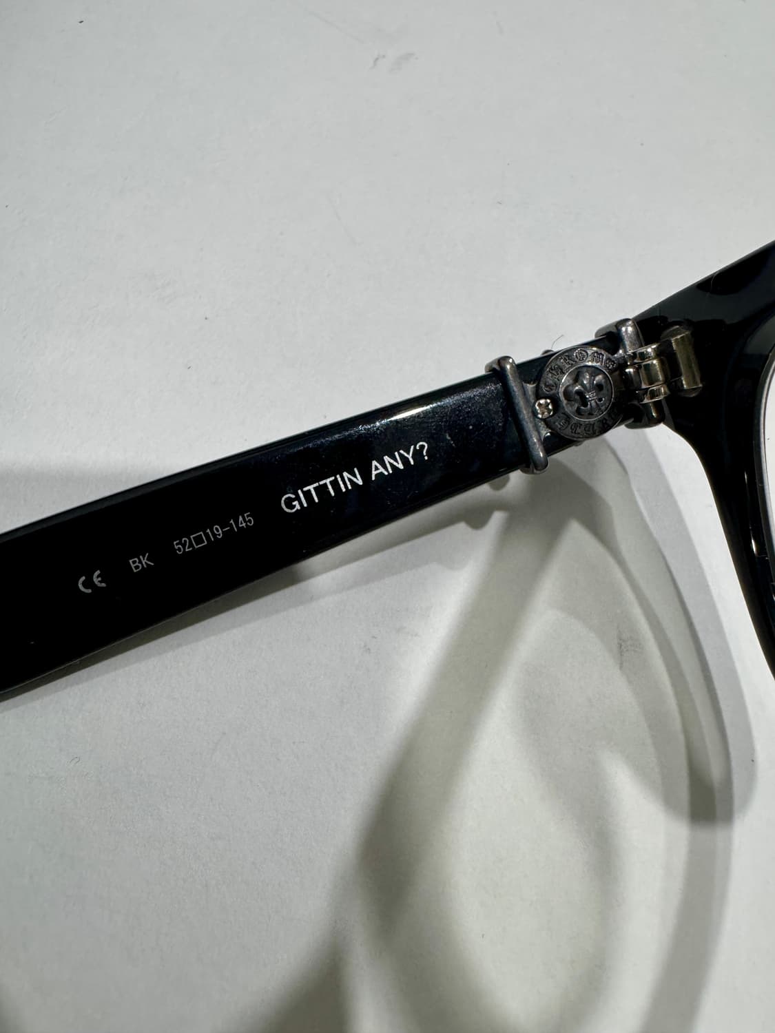 크롬하츠 GITTIN ANY 지티아니 블랙 안경 정품 상품이미지7