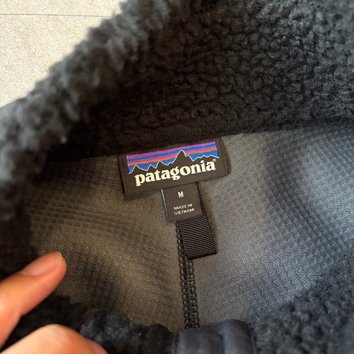 파타고니아 정품 레트로x 플리스 블랙 자켓 상품이미지5