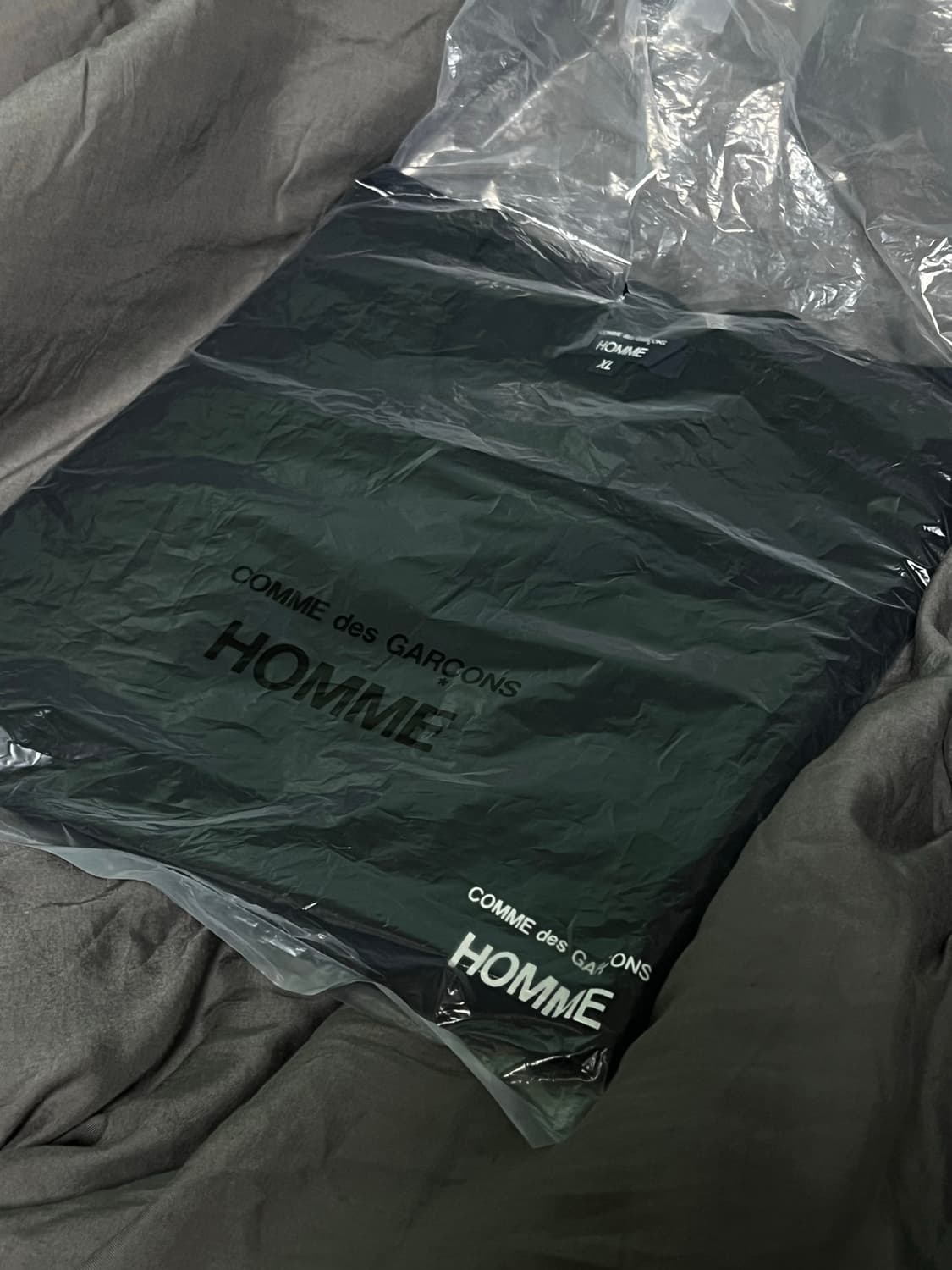 꼼데가르송 옴므 반팔 블랙 XL 상품이미지2