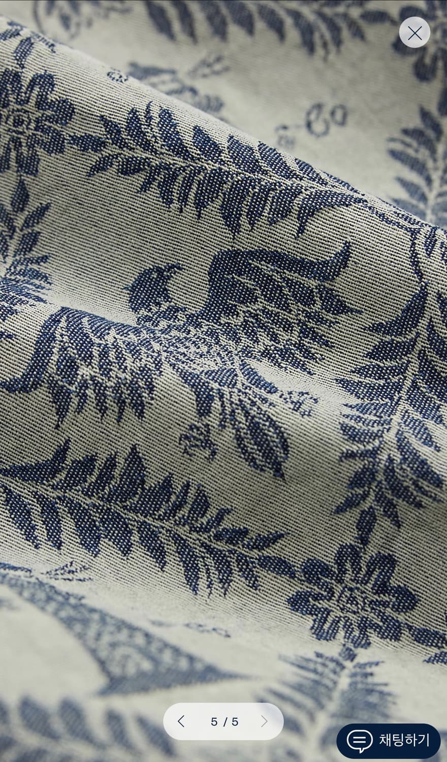 RRL 인디고 자카드 데님 캠프셔츠 L 새상품 상품이미지5