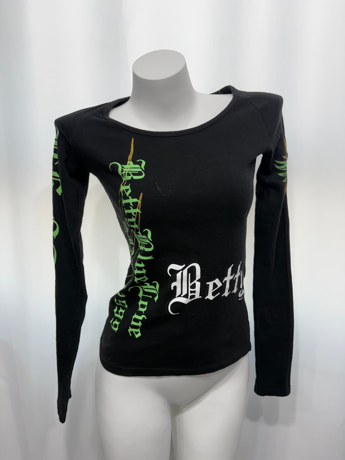 🎸그린 레터링 프린팅 롱슬리브🎸 상품이미지6